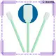 Cleanmo polypropylene handle Cleanroom dacron swabs manufacturer for general purpose cleaning 1