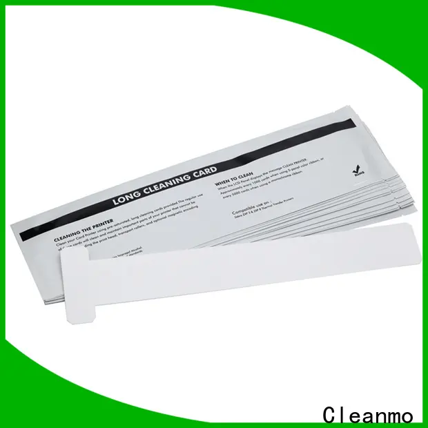 Cleanmo Wholesale zebra printhead cleaning factory for Zebra P120i printer 1