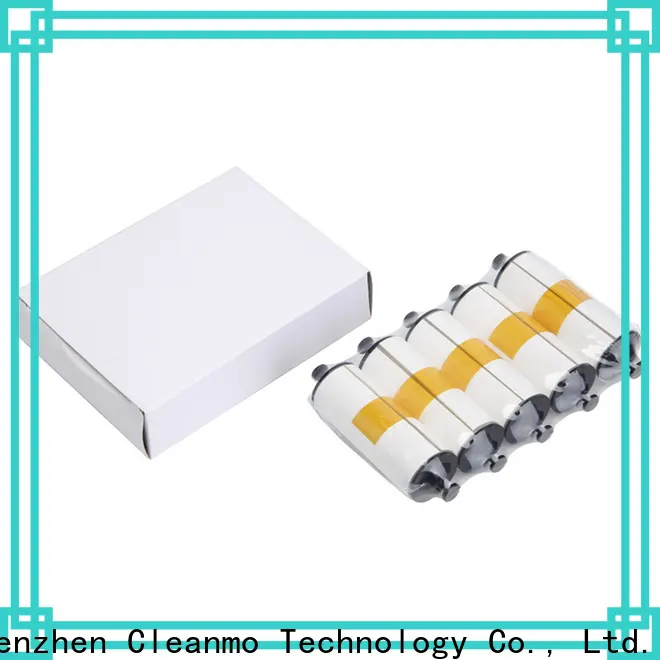Cleanmo Custom OEM zebra printer cleaning cards wholesale for Zebra P120i printer 1
