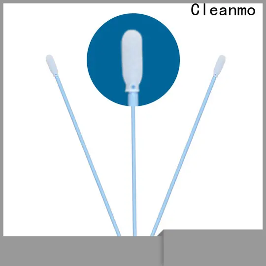 Bulk buy OEM large head cotton swabs thermal bouded supplier for Micro-mechanical cleaning 1