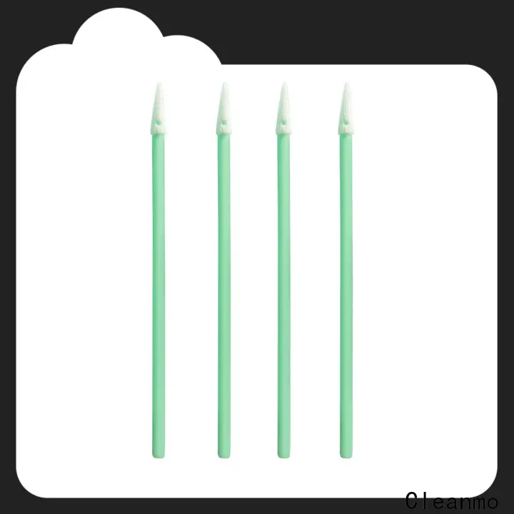 Cleanmo double-layer knitted polyester dacron polyester swabs supplier for microscopes 1