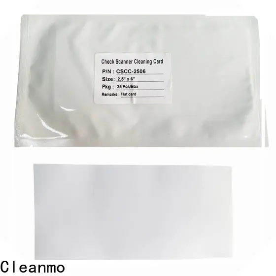 high quality check reader cleaning cards factory for Canon CR-55 Check Scanner 1