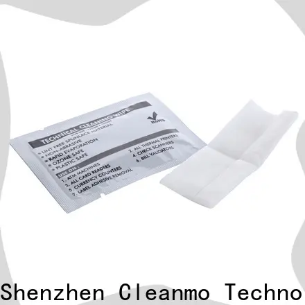 Cleanmo Non Woven Fabric printer wipes manufacturer for ID Card Printers 1