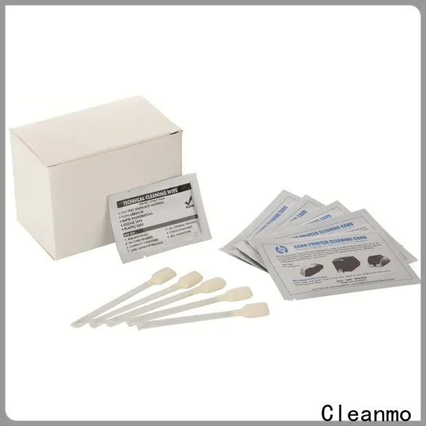 Cleanmo Electronic-grade IPA Snap Swab Evolis Cleaning cards supplier for Evolis printer 1