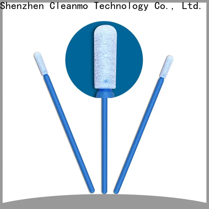 OEM best wood stick cotton swabs ESD-safe Polypropylene handle factory price for excess materials cleaning 1