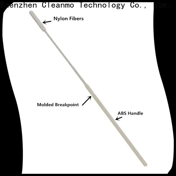 Cleanmo frosted tail of swab handle nylon flocked swab wholesale for hospital 1