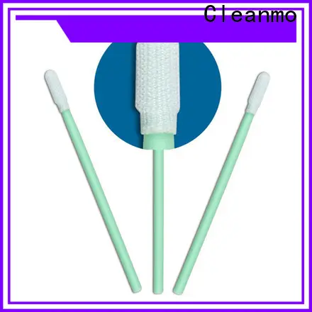 Cleanmo flexible paddle clean room cotton swabs factory for optical sensors 1