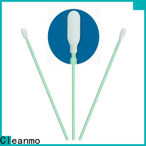 Cleanmo flexible paddle dacron polyester swabs manufacturer for general purpose cleaning 1