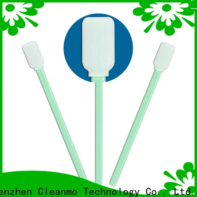Cleanmo flexible paddle polypropylene polyester swab factory for microscopes 1