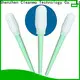 Custom ODM long handled cotton buds green handle wholesale for Micro-mechanical cleaning 1