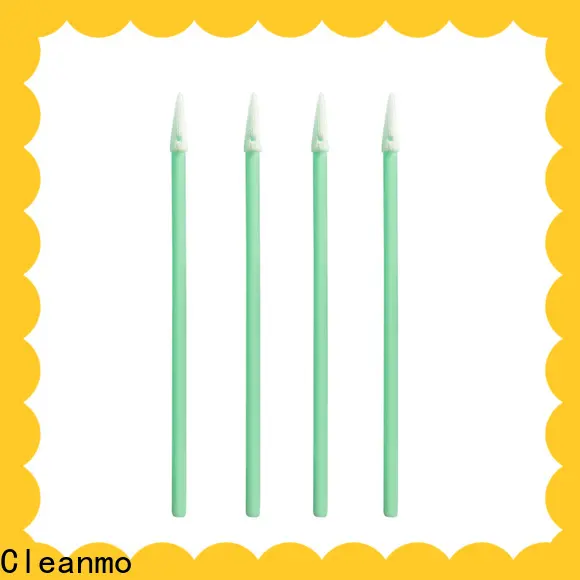 compatible polyester tipped swabs double-layer knitted polyester supplier for general purpose cleaning 1