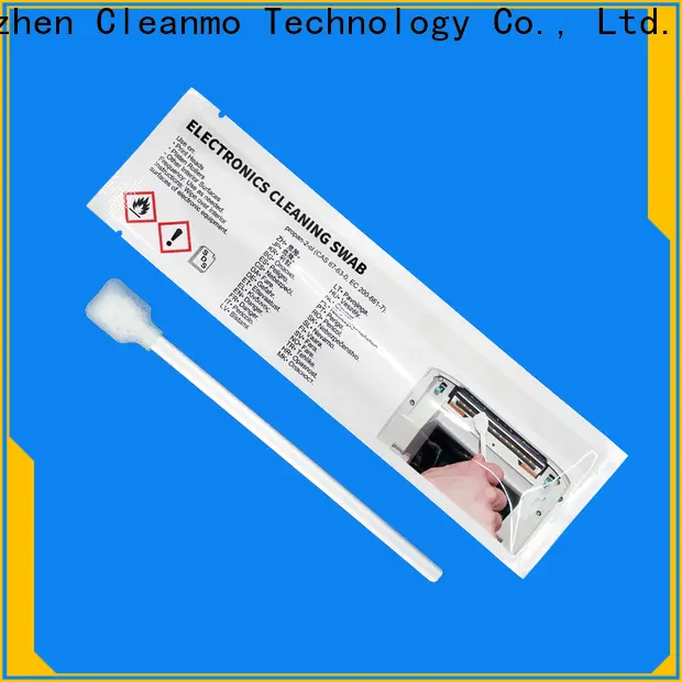 Cleanmo Non abrasive solvent printer cleaning swabs manufacturer for computer keyboards 1