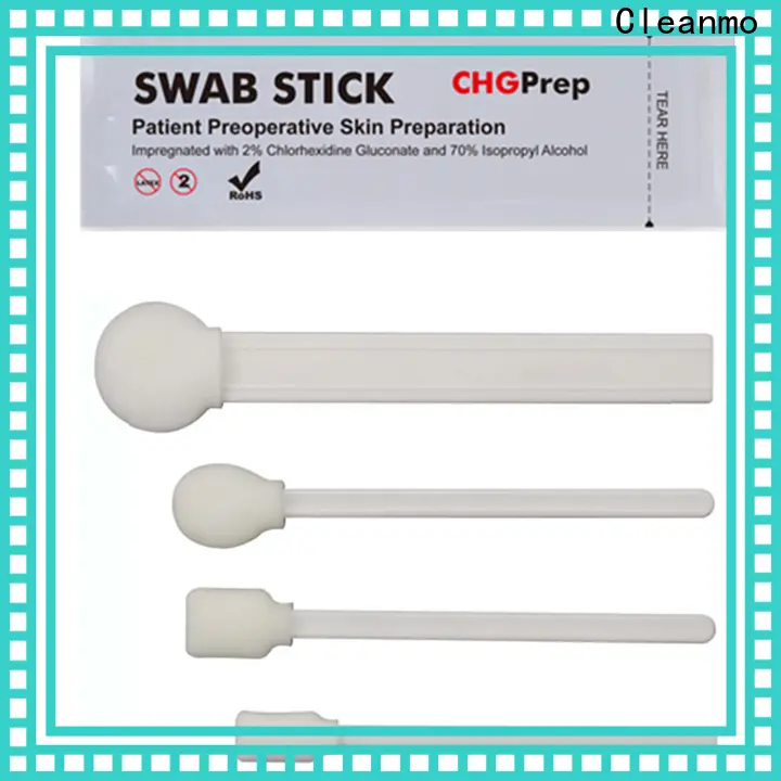 Cleanmo Polypropylene handle with 2% chlorhexidine gluconate alcohol pad factory price for Routine venipunctures 1