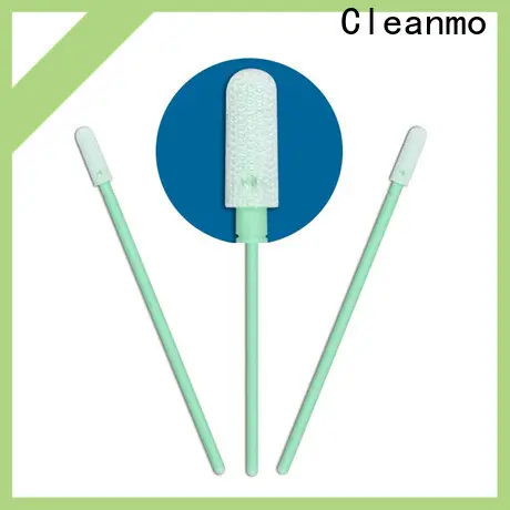 Cleanmo polypropylene handle fiber optic cleaning swabs supplier for optical sensors 1
