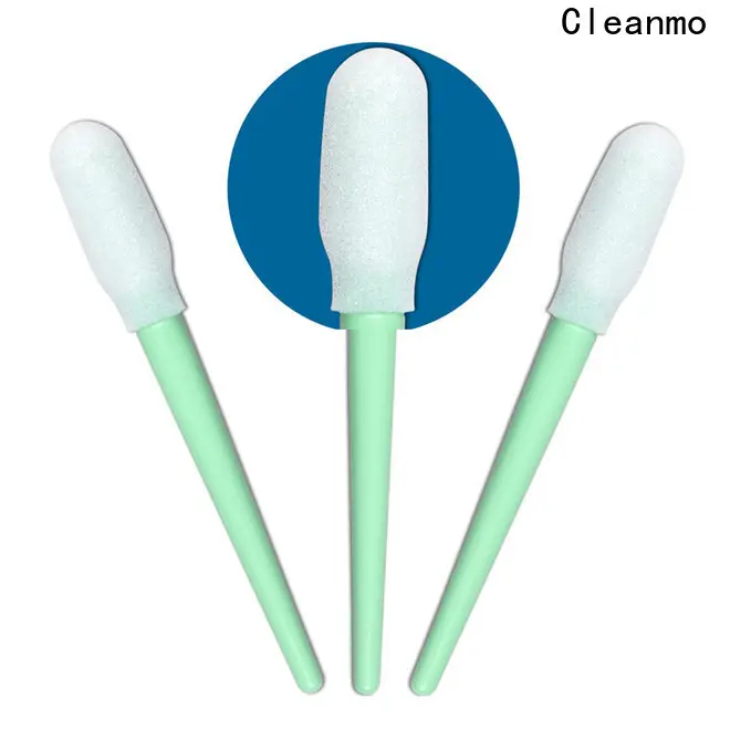 Cleanmo small ropund head puritan swabs factory price for Micro-mechanical cleaning 1