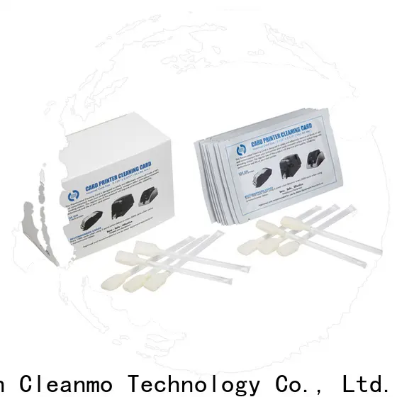 Cleanmo blending spunlace zebra cleaners wholesale for Zebra P120i printer 1