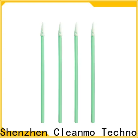 Cleanmo excellent chemical resistance dacron polyester swabs manufacturer for printers 1