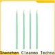Cleanmo excellent chemical resistance dacron polyester swabs manufacturer for printers 1