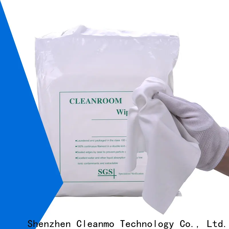 Cleanmo OEM polyester wipes wholesale for medical device products 1