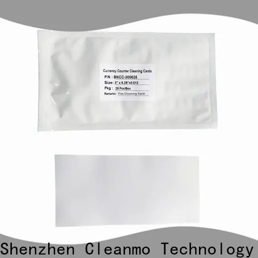 Cleanmo efficient ncr cleaning cards manufacturer for Banknote Counter 1
