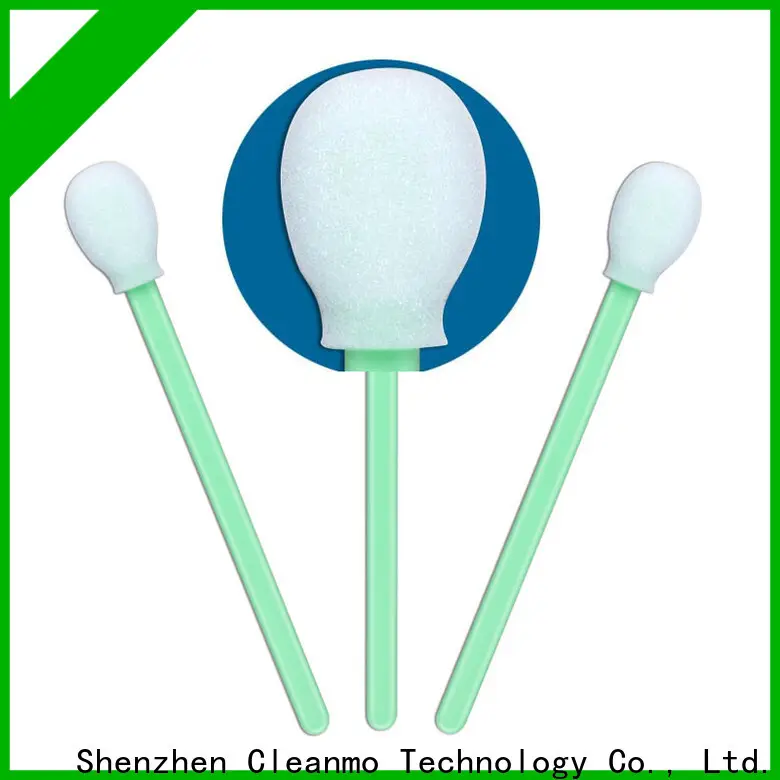 Cleanmo ESD-safe Polypropylene handle medical cotton swab stick supplier for general purpose cleaning 1