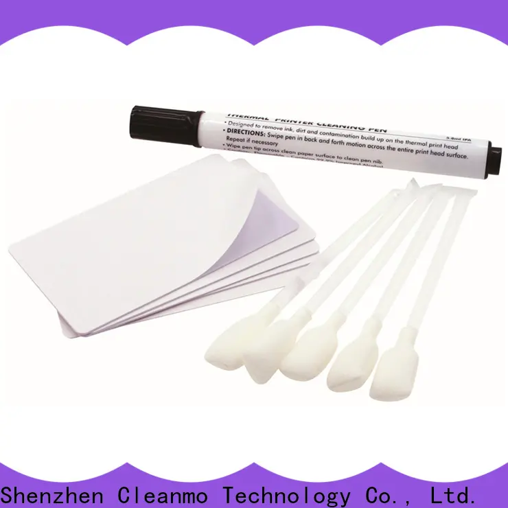 Cleanmo pvc cleaning thermal printer head factory price for Zebra P120i printer 1