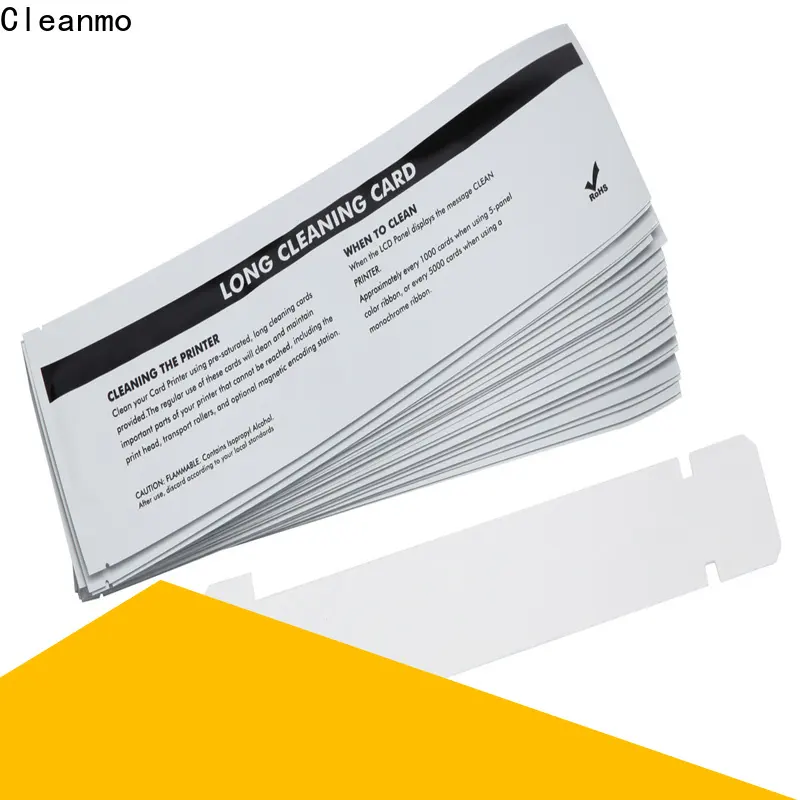Cleanmo Aluminum foil packing zebra printer cleaning cards wholesale for cleaning dirt1 1