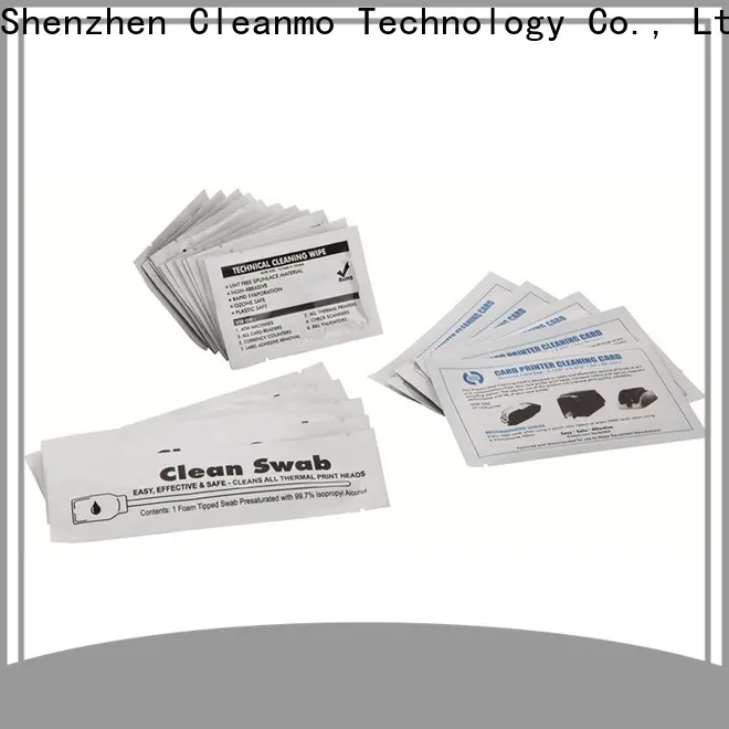 quick Evolis Cleaning cards Electronic-grade IPA Snap Swab wholesale for Evolis printer 1