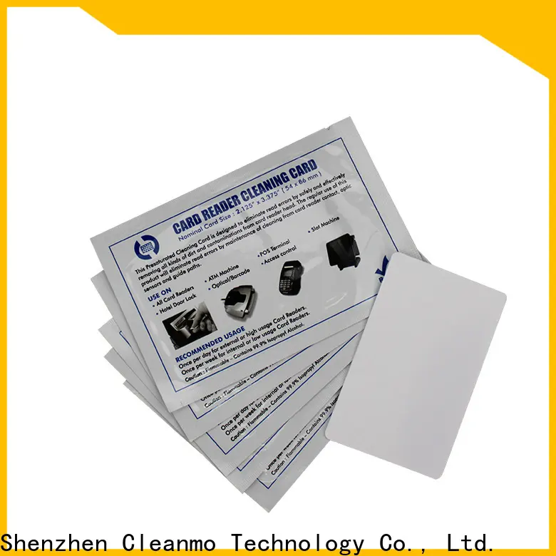 Cleanmo Bulk buy OEM printer cleaning card supplier for ImageCard Select 1