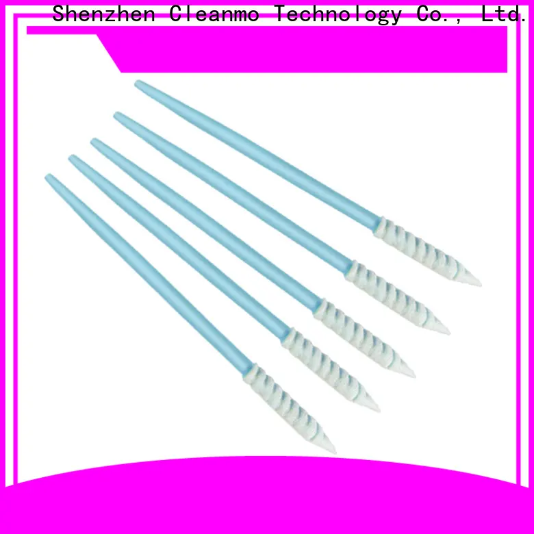 Cleanmo Bulk purchase custom foam tipped swabs manufacturer for Micro-mechanical cleaning 1