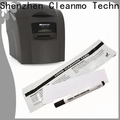 Cleanmo PP AlphaCard long T Cleaning Cards wholesale for AlphaCard PRO 100 Printer 1
