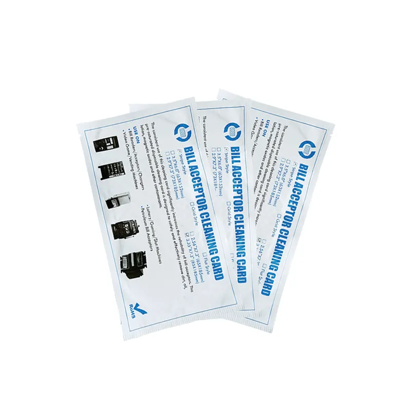 Cleanmo, Swwip Dollar Bill Validator Cleaning Card 25pcs/box Dollar Bill Validator Cleaning CardFactory 3