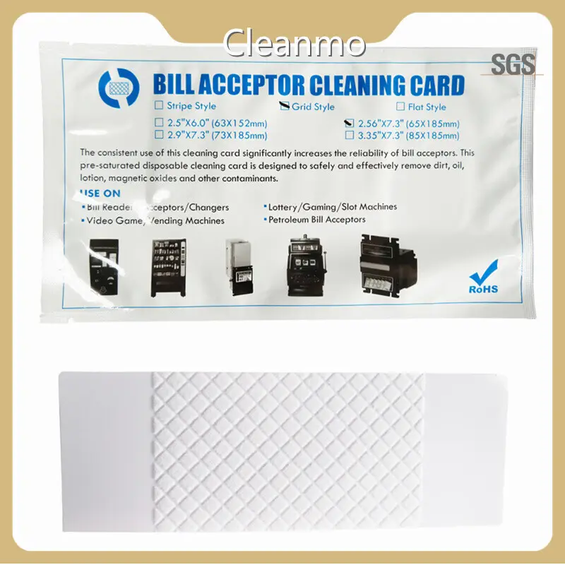 Cash Acceptor Cleaning Card Shenzhen Flocked FabricFactory 1