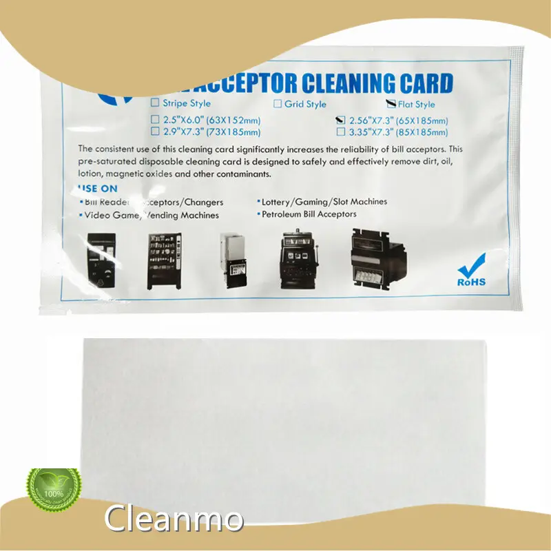Cleanmo, Swwip Bill Acceptor Cleaning Card T/T Bill Acceptor Cleaning CardManufacturers 1