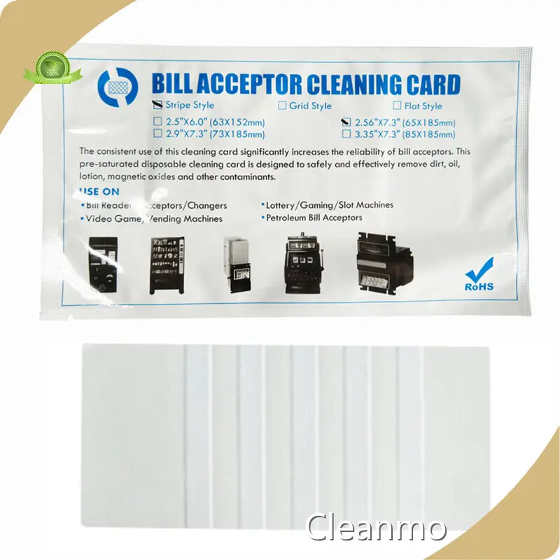 Cartes de nettoyage d'accepteur de facture de haute qualité Dochlar Western Union BVCC-65185FS / BVCC-73185FS / BVCC-85185FS 1