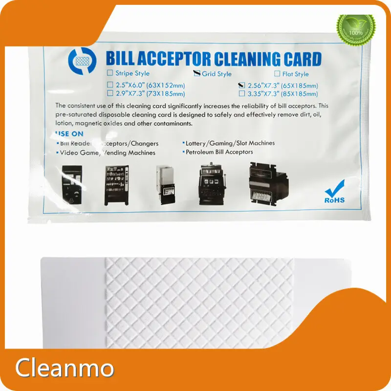 CleanMo, Swwip Bill Validator Tarjeta de limpieza de PVC Bill Validator CallingFactory 1