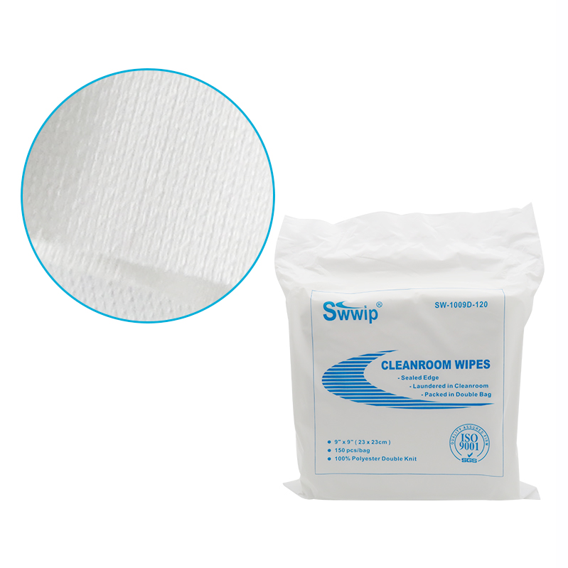 Polyester Clean Wiper 120G/M2 Classe 1000 4 pollici da 6 pollici da 9 pollici bordo laser 2