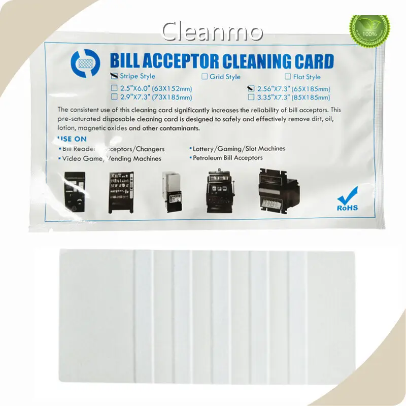 Bill Acceptor Cleaning Card OEM - - Cleanmo, Swwip 1