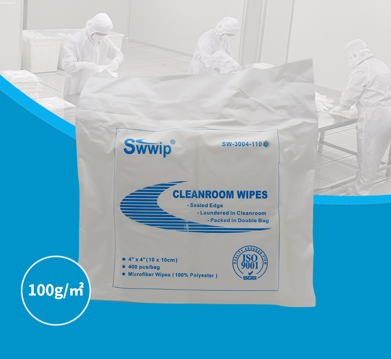 Policle pulite in poliestere 105gsm Classe 1000 4 pollici 6 pollici 9 pollici 2