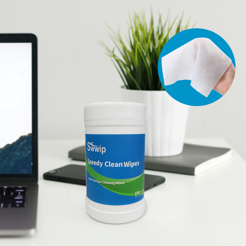 Pulizia dell'alcool Wipes non tessuto Pesaturated Clean a umido 70% IPA 4
