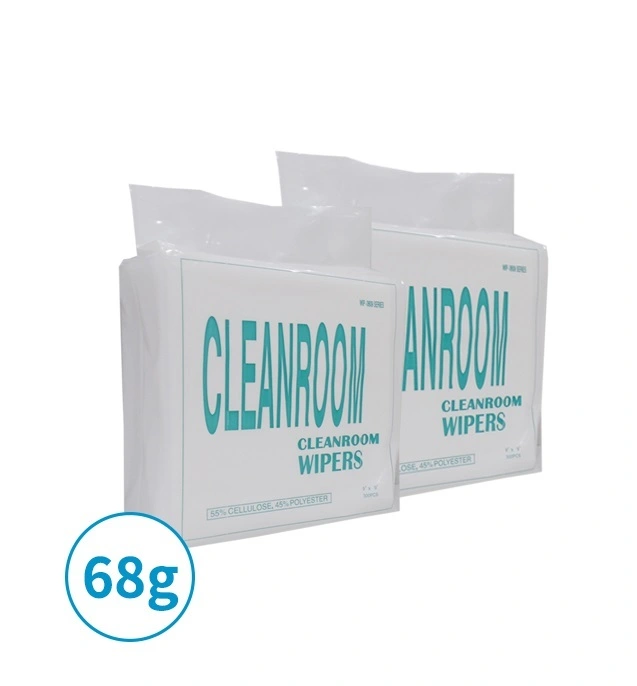 Nonwoven Wipers Cleanroom Dry 68g/㎡ 4 inch/6 inch/9 inch/12 inch for Electronic Instruments 1