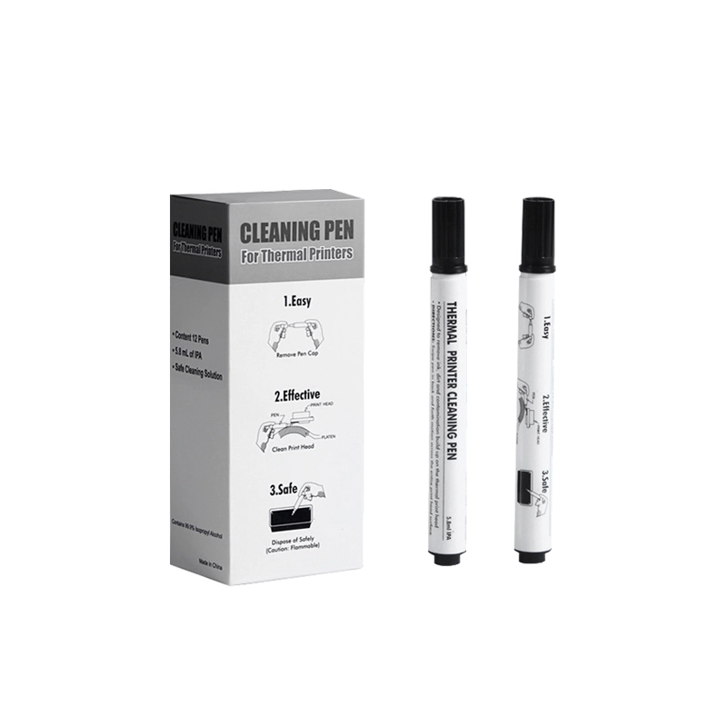 Thermal Printer Printhead Ipa Isopropyl Alcohol Ink Cleaning Pen for Datacard Card Printers Head 557492-001 12pcs/box 1