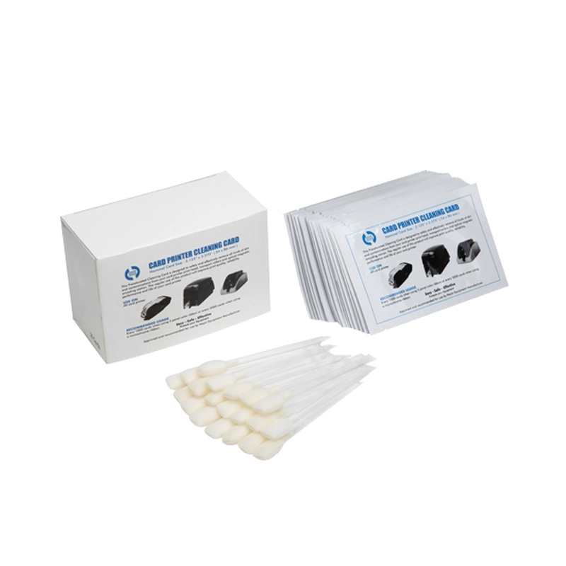 Javelin CLNKITCRD50SWB25 61100914 Kit di pulizia per tutte le stampanti Javelin (tranne J1xx) – Include 50 schede di pulizia CR80 e 25 tamponi IPA Snap 1