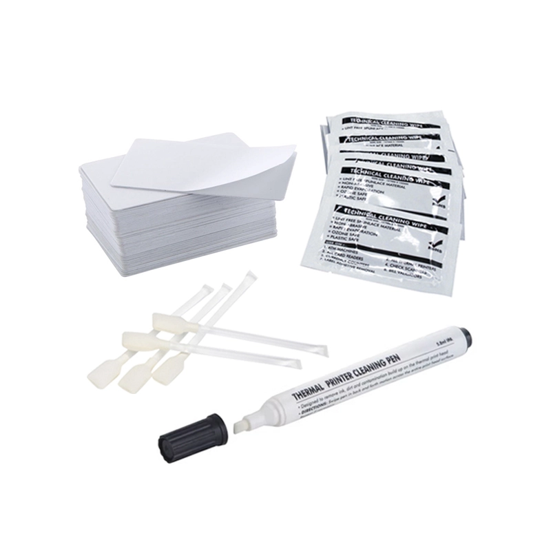 Cleanmo NiSCA Printer Cleaning Kit – 61100924 Adhesive Cleaning Cards, IPA Snap Swabs, Wipes & Pen for Printhead Maintenance 1