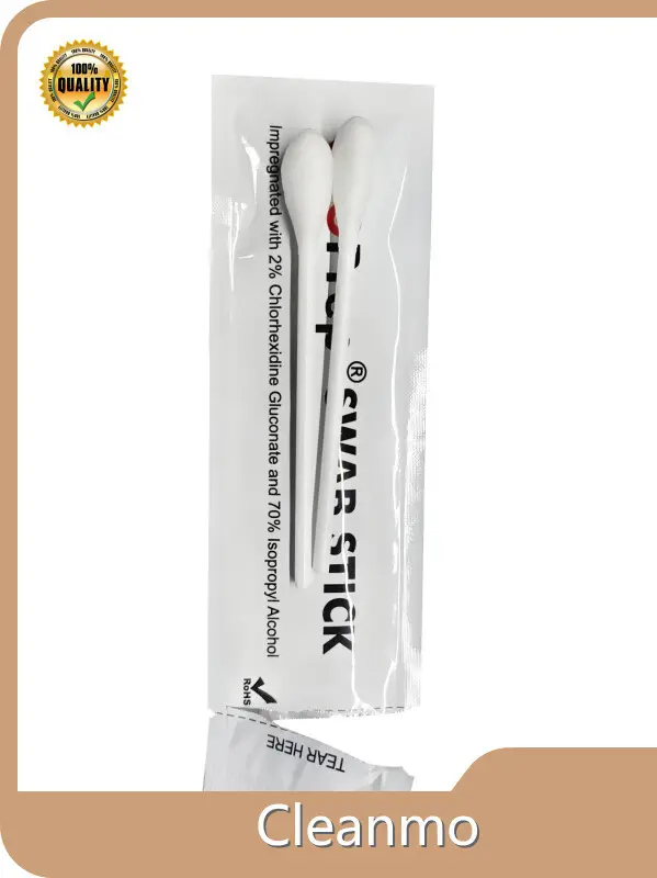 Bâtonnets de préparation à la chlorhexidine de Cleanmo, Swwip 1