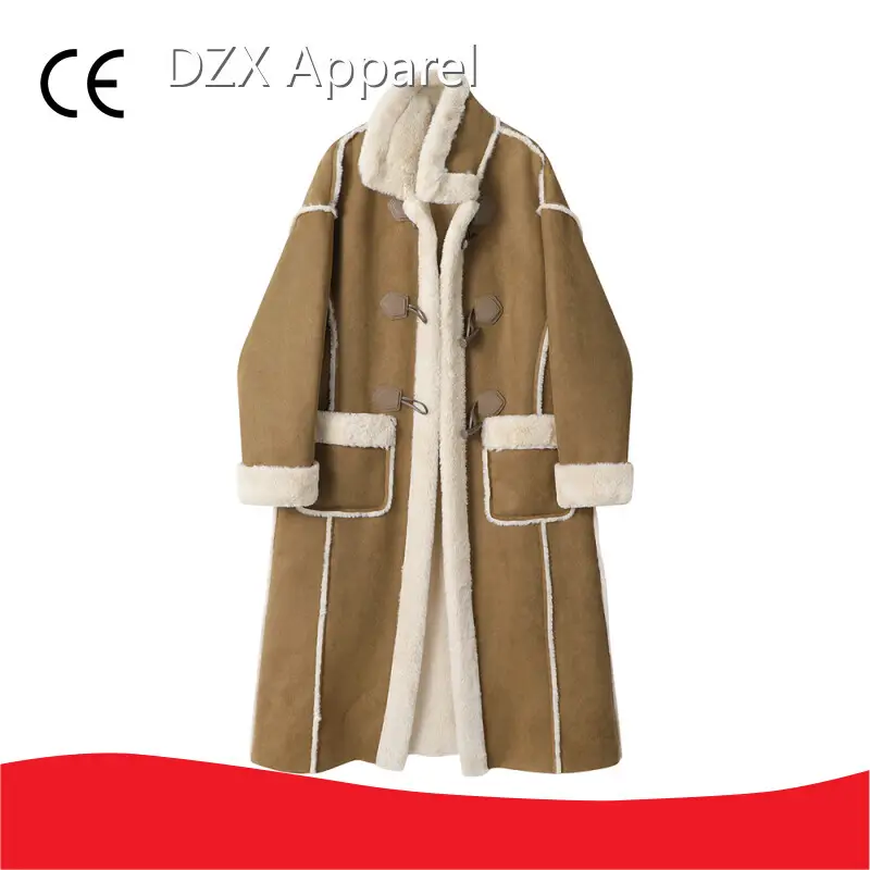 DZX Apparel Faux Fur Jacket Women with Hood New Arrival 1