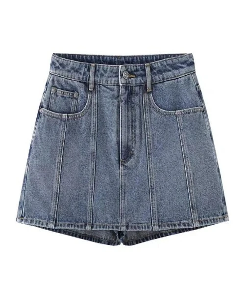 Classic Casual Denim Skirt for Everyday Wear 1