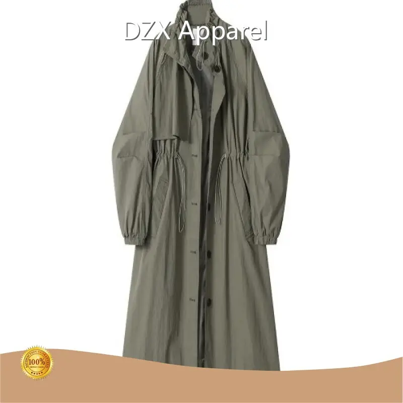 Navy Short Trench Coat Womens Supplier for Home 1