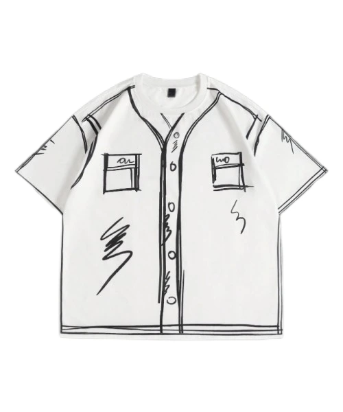 Colorblock Printed Men's Casual T-Shirt 1