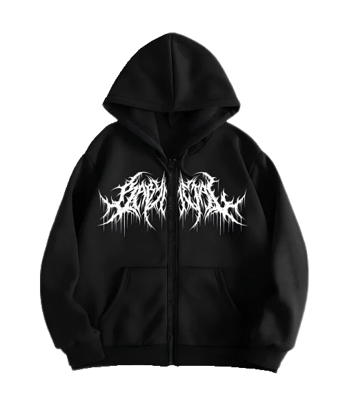 Black Letter Sweatshirt - Trendy Workwear for Professionals 1